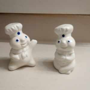 Pillsbury Vintage Set Of Pillsbury Dough Boy Salt And Pepper Shakers